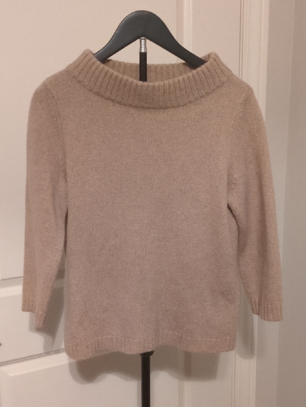 Talbots Taupe Cowlneck Sweater